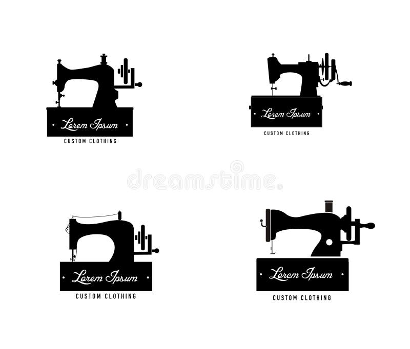 Sewing Machine Logo Stock Illustrations 5,674 Sewing Machine Logo