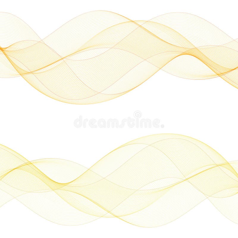 Set of color abstract waves. Vector design element. Eps 10 stock photos