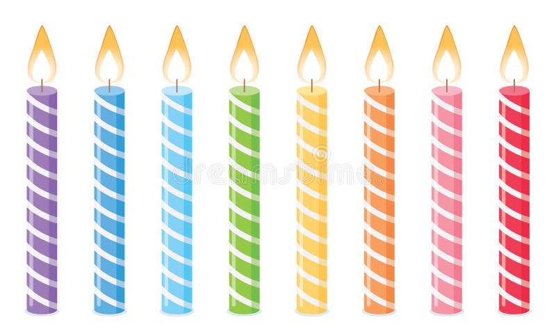 Birthday candle clipart