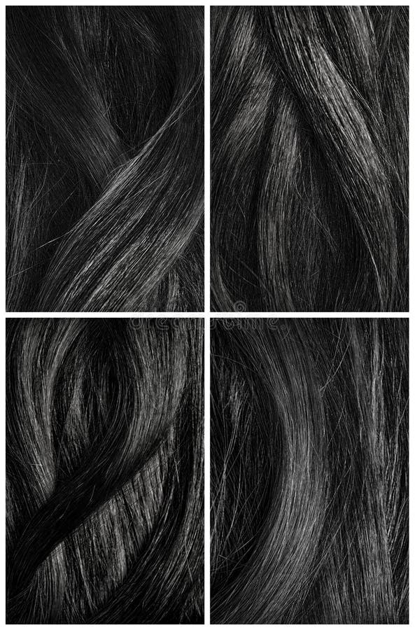 Set with Color Hair Samples. Beauty and Treatment Stock Image Image