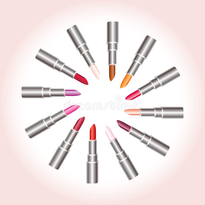 Set Of Color Lipsticks Picture. Image 18093766