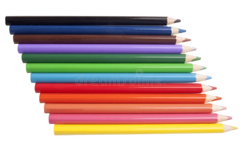 Set of color pencils