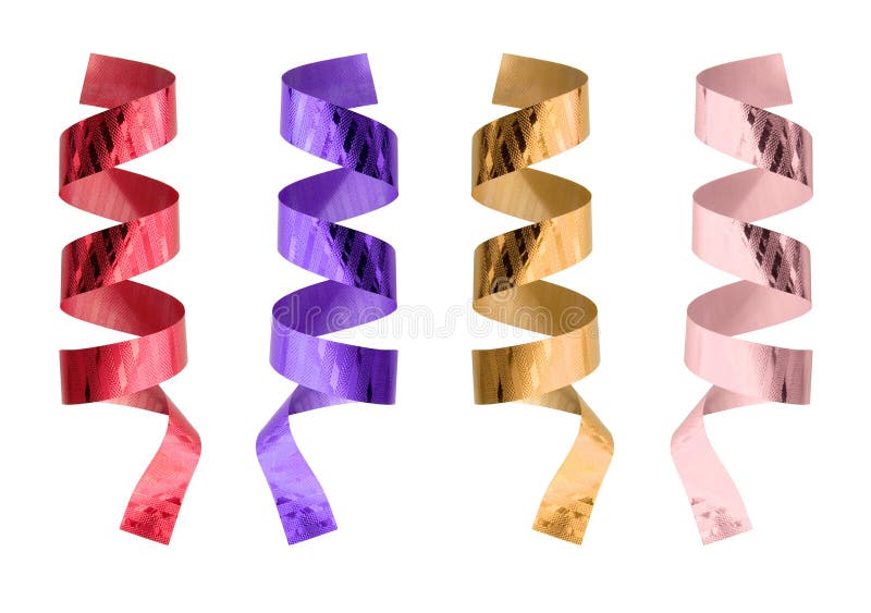 Set of color ribbons Isolated