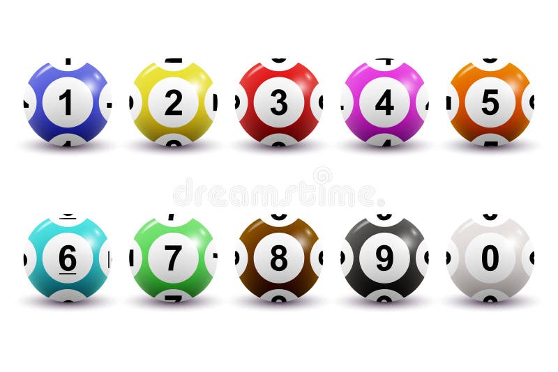 Vector Set of Colored Numbered Lottery Balls for Bingo Game. Lotto Keno  Concept. Bingo Balls with Numbers. Isolated on Stock Vector - Illustration  of lotto, casino: 116873985