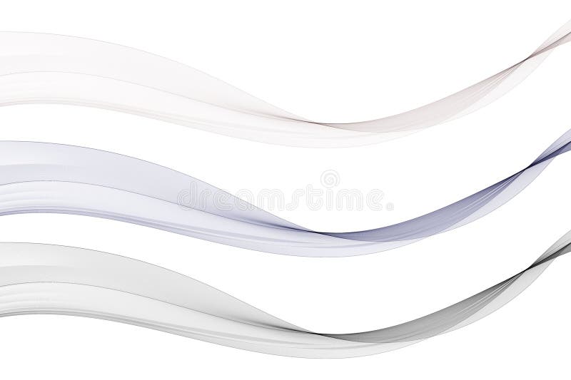 Set of colored waves. Abstract vector background. Eps 10 vector illustration
