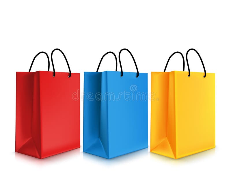 Empty Shopping Cart Trolley Vector in White Background Stock Vector ...