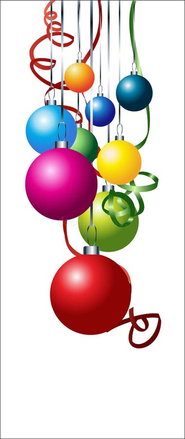 Set of colorful vector christmas balls vector illustration Set of colorful vector christmas balls vector illustration
