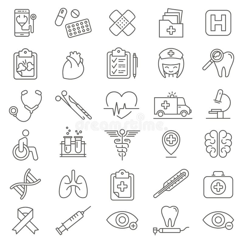 Medical & Health Care Icons set