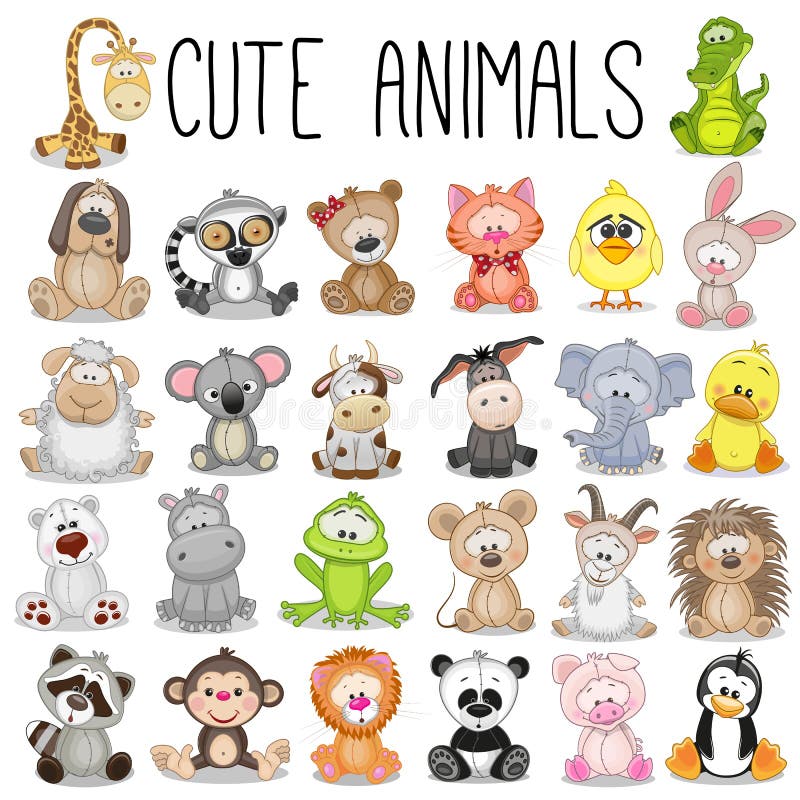 Set of Cute Animals