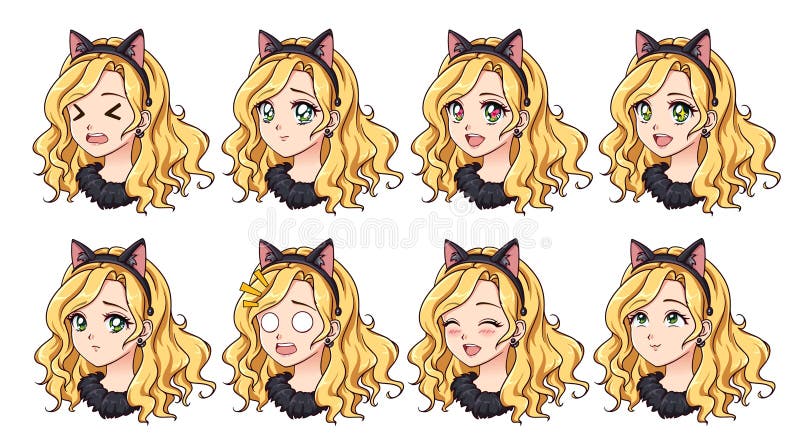 Mouth Mask Cat Anime Expression Kawaii Animal Happy Cute | Sticker