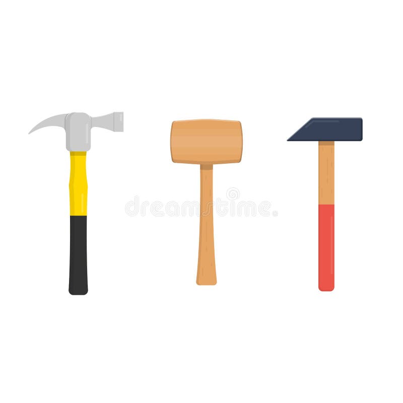 Set de ciocane stock illustration