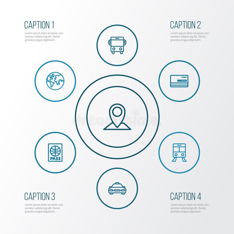 Set de pictograme pentru schiță mobilă. colectarea indicilor de pe hartă pentru riscul de credit și a altor elemente. include, de royalty free illustration