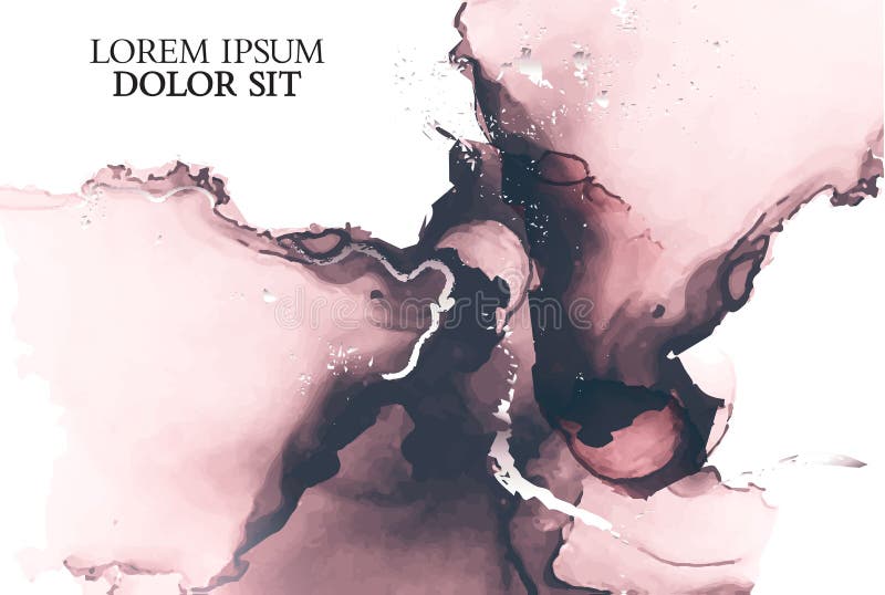 Set de suporturi pentru culoare roz-roz, de culoare roșie și fragilă. textură fină de cerneală aurie fină abstractă. design modern vector illustration