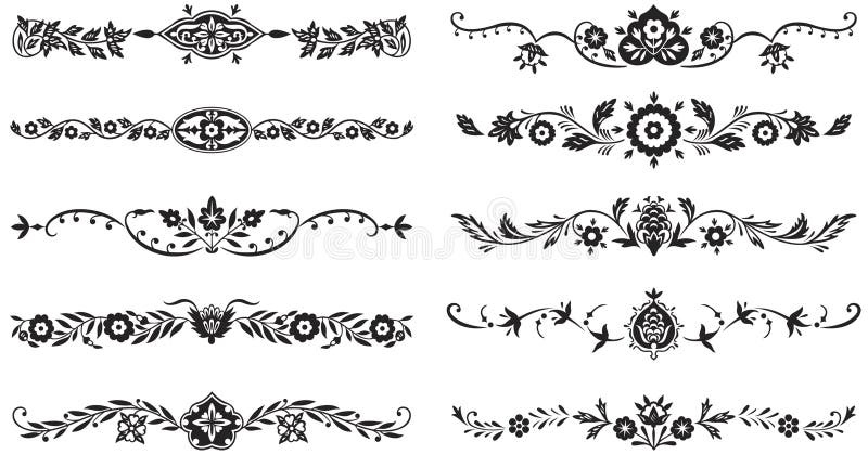 Tribal Armband Set stock vector. Illustration of ornament - 7810174