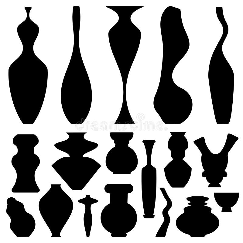Vases Silhouettes Stock Illustrations 174 Vases Silhouettes Stock Illustrations, Vectors