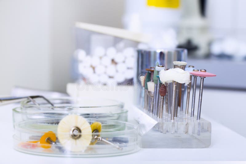 Set of Dental Burs and Grinding Wheels Stock Photo Image of implant