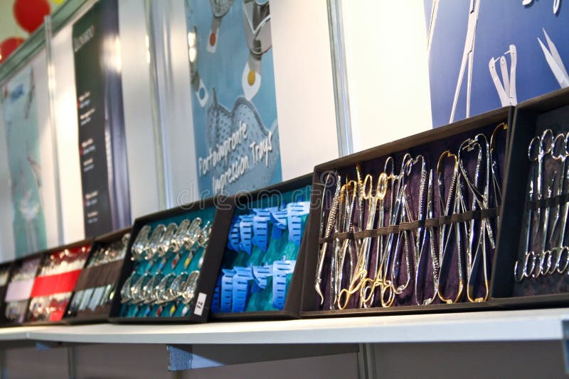 Set of dental instruments editorial photography. Image of dental 21855817