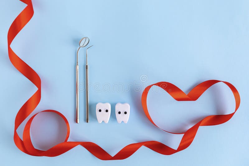 Love Spelled With Dental Instruments