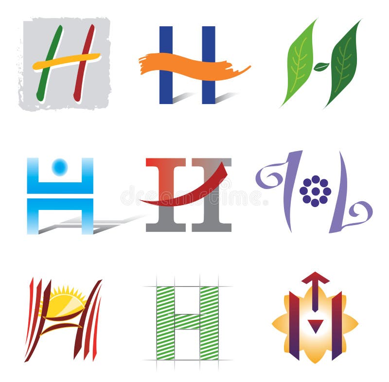 Set der Ikonen und des Zeichen-Element-Zeichens H