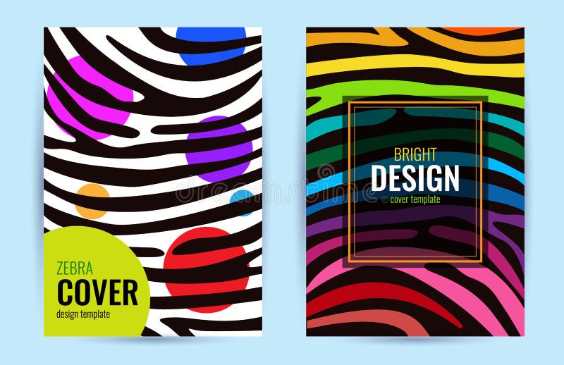 Set Design poster in color rainbow. Stripes on black background. Abstract graphic background. vector illustration