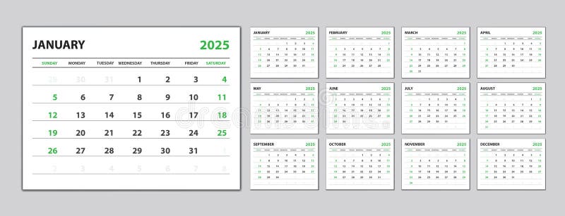 calendar-2025-template-wall-calendar-2025-year-desk-calendar-2025