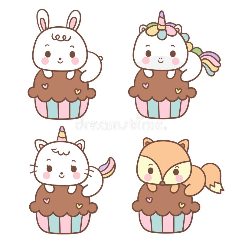 Animali Di Kawaii Illustrazioni Vettoriali E Clipart Stock 2 0 Illustrazioni Stock