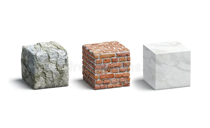Set di imbottitura di marmo di mattoni in pietra vergine