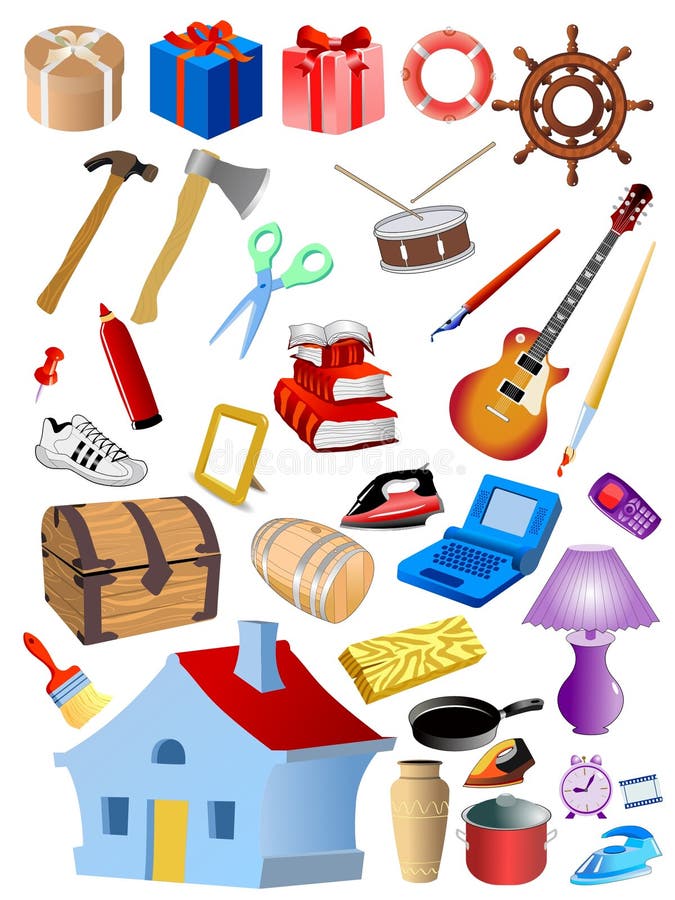 Set of different objects