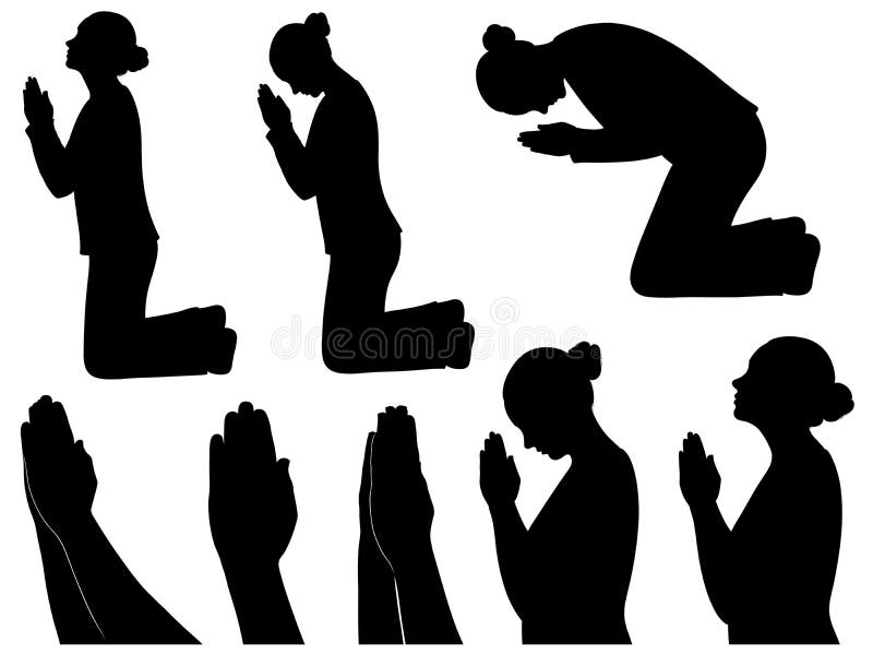 Praying Women Stock Illustrations 768 Praying Women Stock Illustrations Vectors Clipart Dreamstime