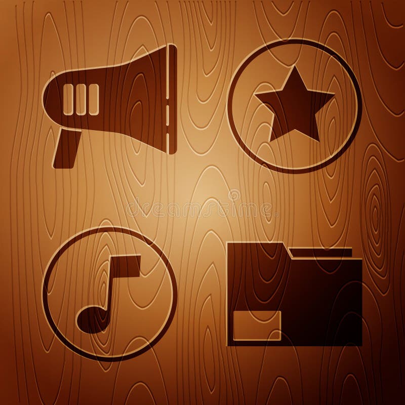 Red Megaphone with Music Notes Isolated 3d Illustration Stock
