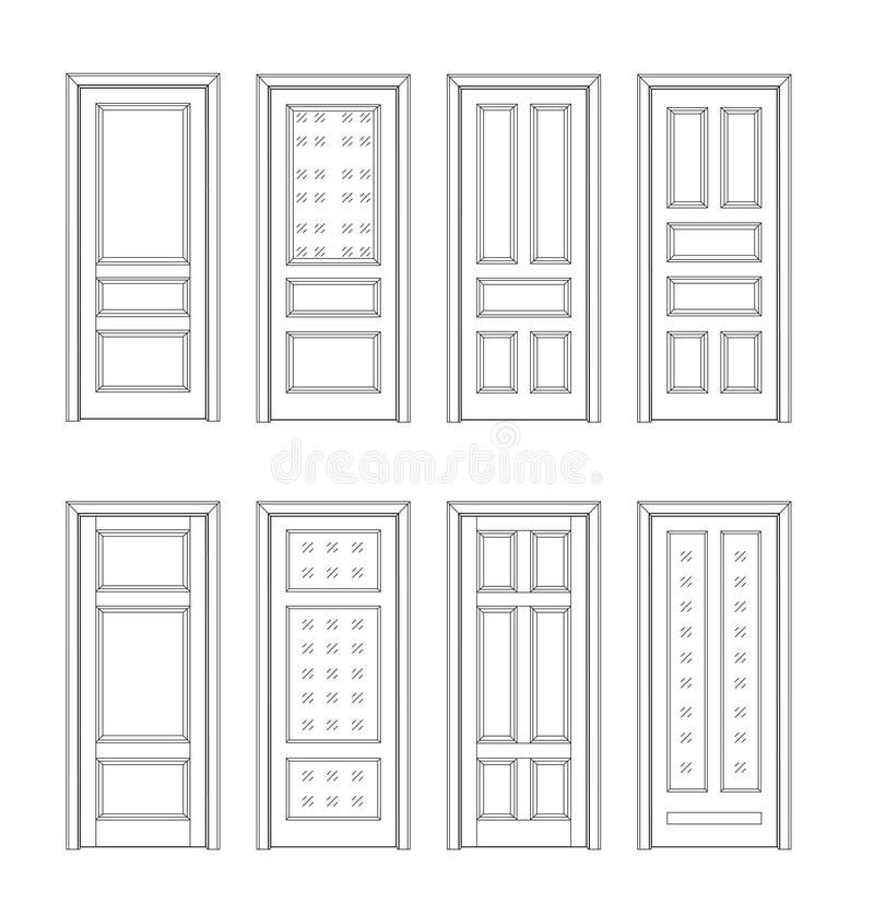 Architecture door design drawing hires stock photography and images  Alamy