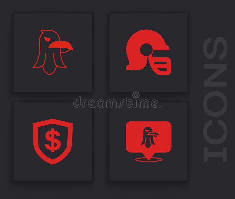 Eagle Football Helmet Stock Illustrations 473 Eagle Football Helmet