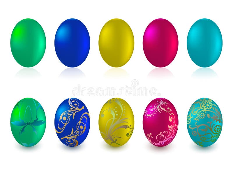 Set of easter-eggs