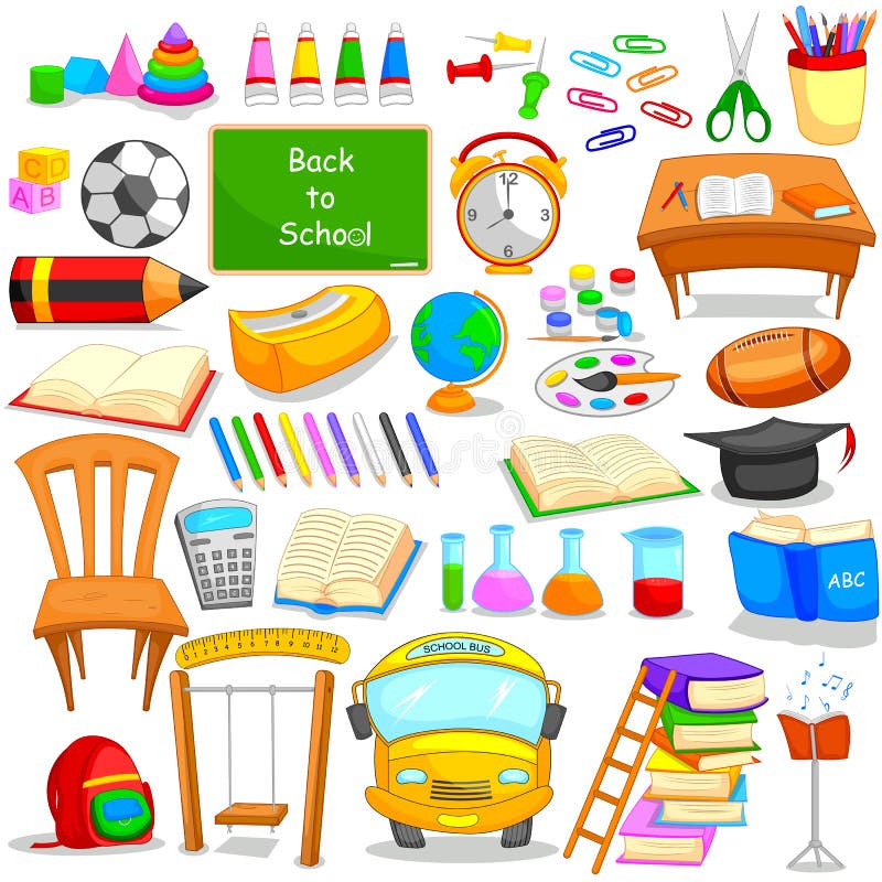 Learning The Object Colors For Kids Stock Vector - Illustration of
