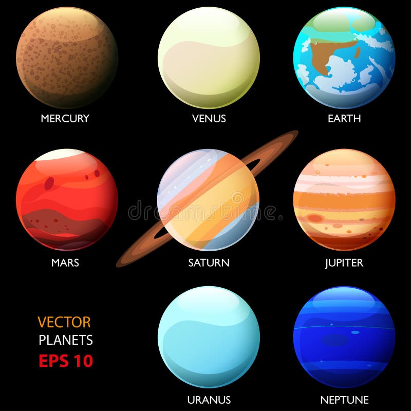 Eight Planets Stock Illustrations – 123 Eight Planets Stock Illustrations,  Vectors & Clipart - Dreamstime