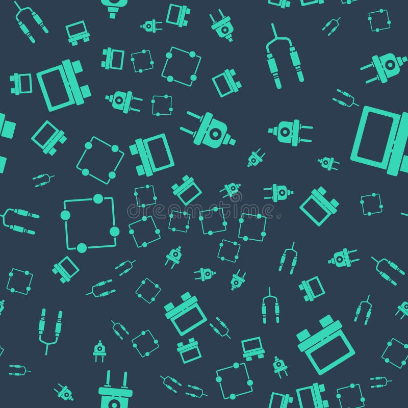 Set Electric Plug, Audio Jack, Electric Circuit Scheme and Fuse on