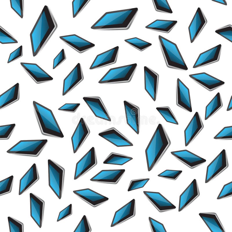 Set of Electronic Tablet Seamless Pattern royalty free illustration