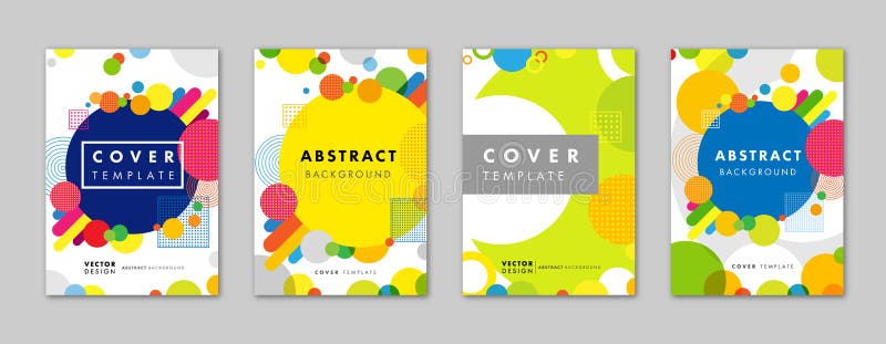 Set Of Elegant Abstract Geometric Templates Background For Business Brochure Cover Design Stock Vector Illustration Of Geometric Banner