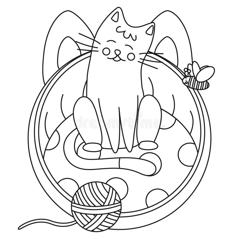 Set of Elements for Animals, Cats, Dogs, Pillow for Pets, Ball of