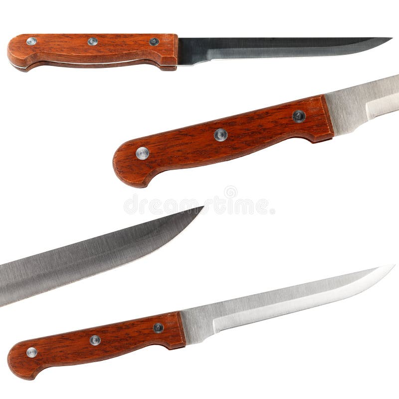 Set of Elements of a Kitchen Knife Stock Photo Image of chrome, sharp