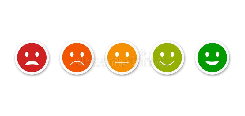 Emoji Faces Icons Vector Design Bad Stock Vector (Royalty Free