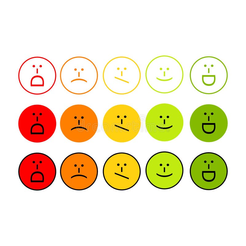 Emoji And Emoticons. Smiles, Flat Icons. Set Or Collection Of ...