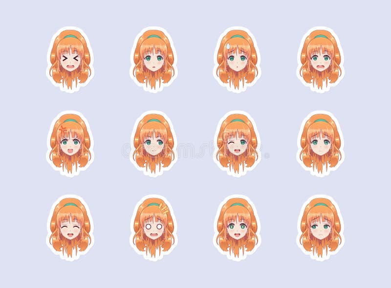 Anime Stickers Stock Illustrations 531 Anime Stickers Stock Illustrations Vectors Clipart Dreamstime