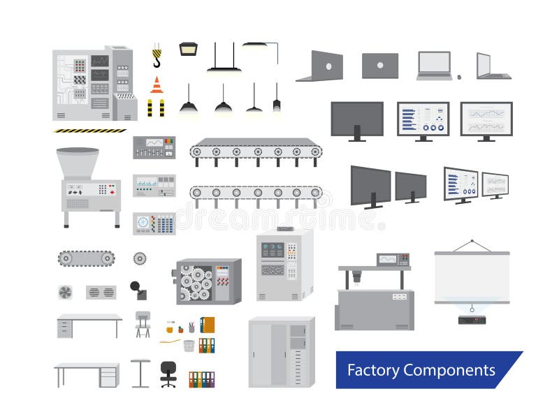 Work components. Components вектор. Шаблон фабрика. Компонентный вектор. Electronic component Factory.