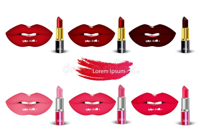 lipsticks clipart people