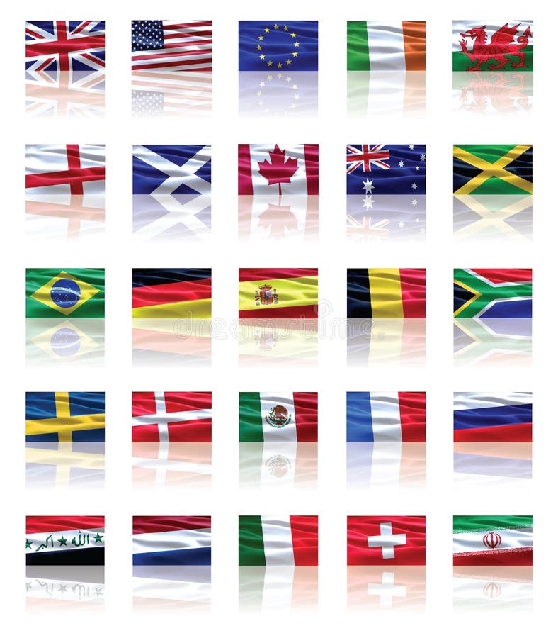 World Flags White Background Stock Illustrations 29,392 World Flags