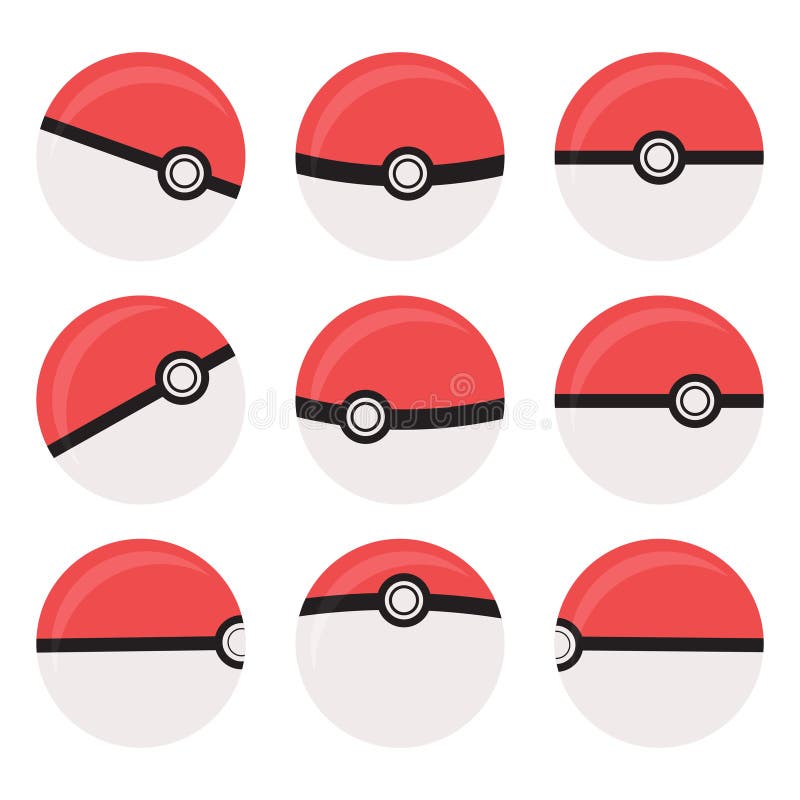 Poke ball isolated Stock Vector Images - Alamy