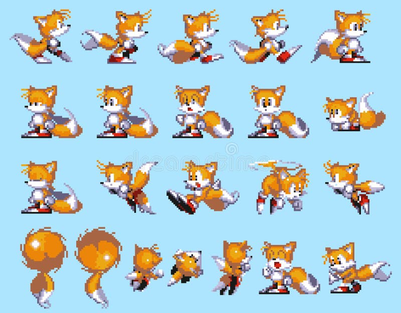 Sonic sprites teste download na descrição do vídeo