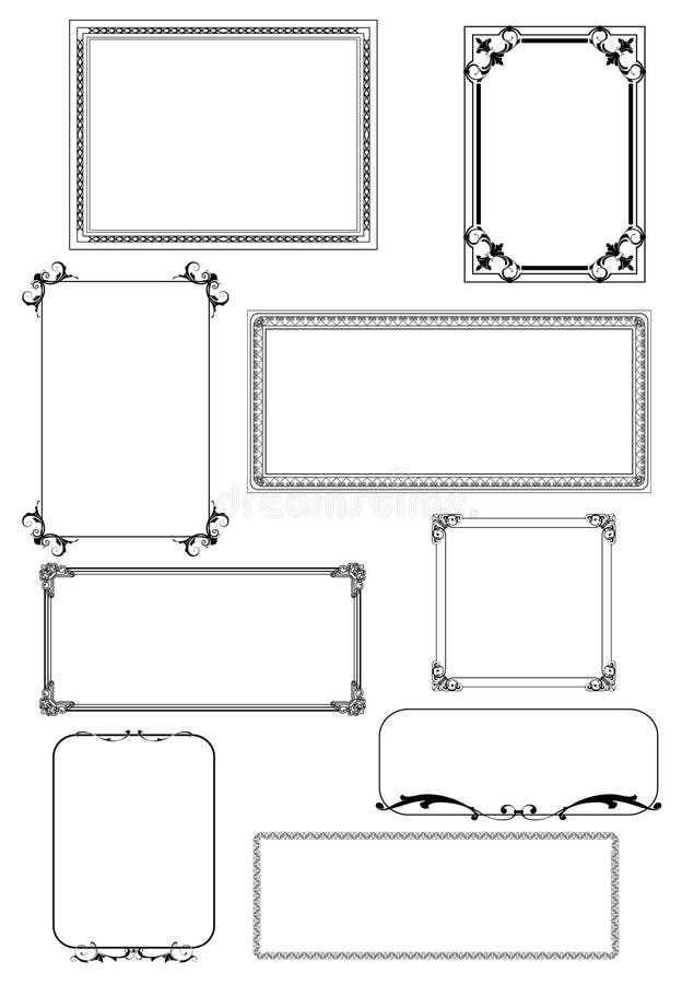 Set of frames