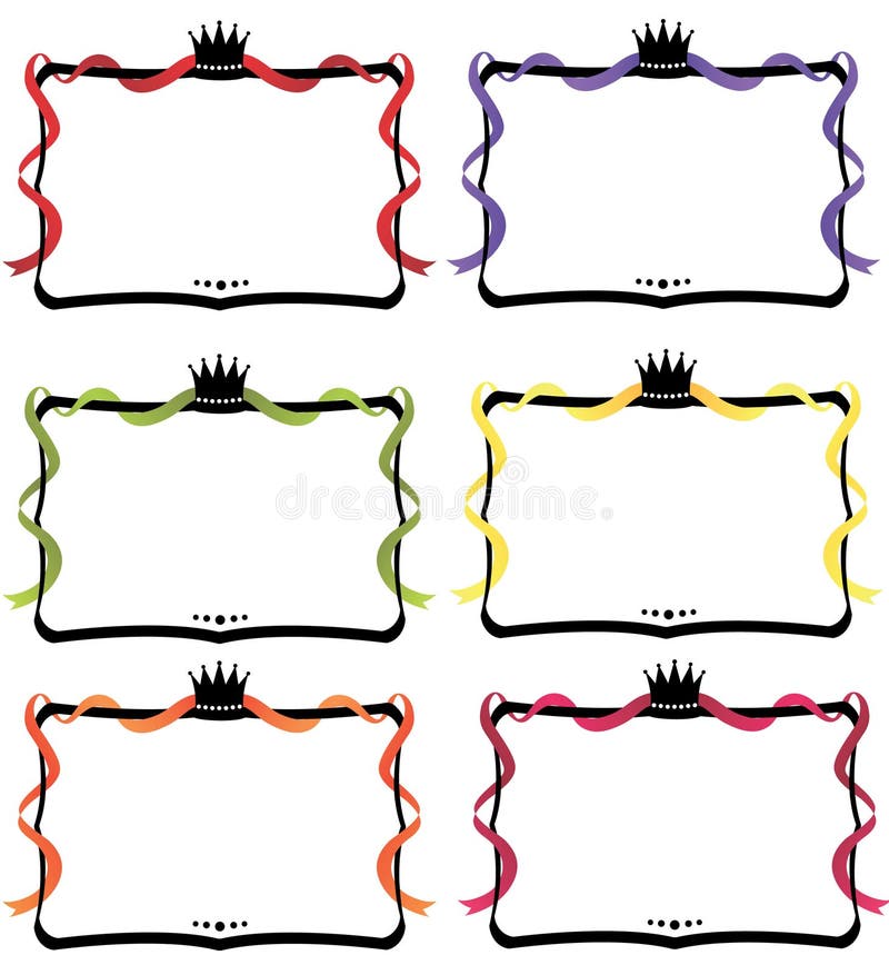 Download Set of frames stock vector. Illustration of background - 16941531